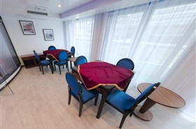 美维凯悦号游轮棋牌室