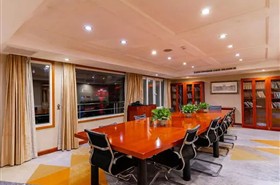 总统六号游轮会议室