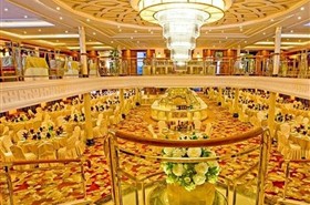 总统七号游轮双层镂空餐厅