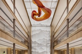 长江如歌号游轮大堂