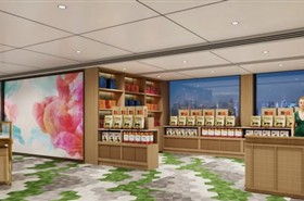 长江如歌号游轮商场